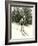 Woman Skiing-null-Framed Photo