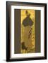 Woman Standing Beside Railing with Poodle-Paul Ranson-Framed Art Print