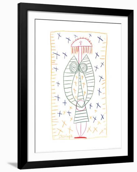 Woman Standing, c.1946-Pablo Picasso-Framed Art Print