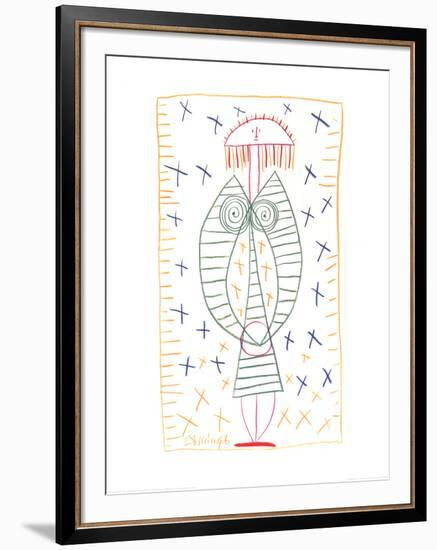 Woman Standing, c.1946-Pablo Picasso-Framed Art Print