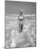 Woman Standing in Ocean Surf-Philip Gendreau-Mounted Photographic Print