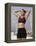 Woman Stretching Outdoors, New York, New York, USA-Chris Trotman-Framed Premier Image Canvas