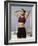 Woman Stretching Outdoors, New York, New York, USA-Chris Trotman-Framed Photographic Print