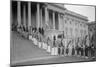 Woman Suffrage Demonstration with Banners at the U.S. Capitol in 1917-null-Mounted Photo