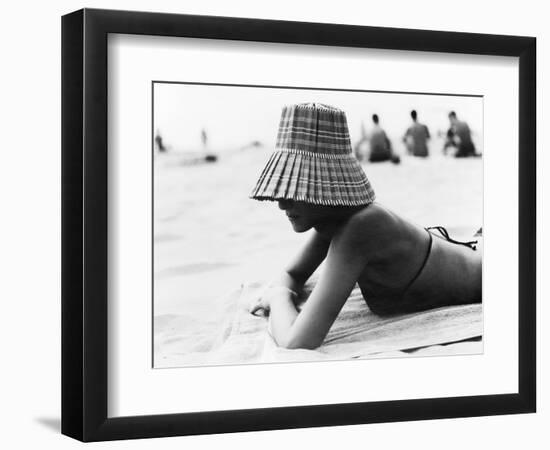 Woman Sunbathing-Cristina-Framed Photographic Print