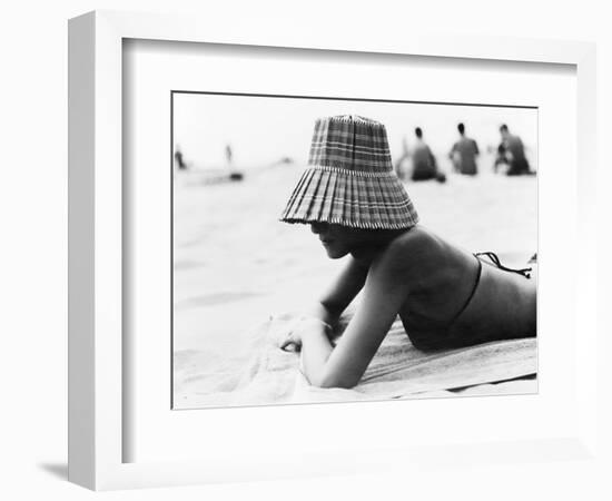 Woman Sunbathing-Cristina-Framed Photographic Print