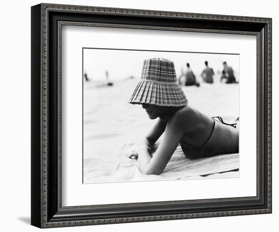 Woman Sunbathing-Cristina-Framed Photographic Print