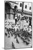 Woman Surrounded by Pigeons, St Mark's Square, Venice, Italy, 1938-null-Mounted Giclee Print