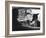 Woman Taxi Driver Sharing Front Seat with Pet Dog-Alfred Eisenstaedt-Framed Photographic Print