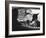 Woman Taxi Driver Sharing Front Seat with Pet Dog-Alfred Eisenstaedt-Framed Photographic Print