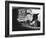 Woman Taxi Driver Sharing Front Seat with Pet Dog-Alfred Eisenstaedt-Framed Photographic Print