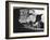 Woman Taxi Driver Sharing Front Seat with Pet Dog-Alfred Eisenstaedt-Framed Photographic Print