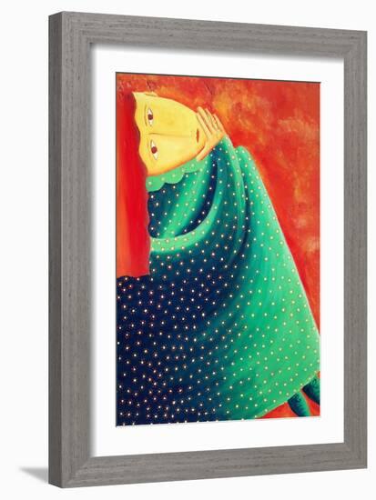 Woman Thinking, 2003-Julie Nicholls-Framed Giclee Print