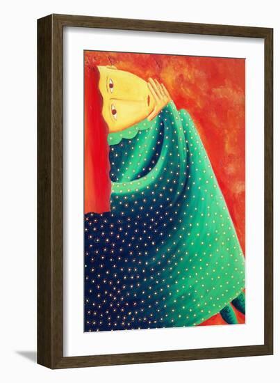 Woman Thinking, 2003-Julie Nicholls-Framed Giclee Print