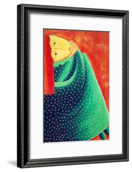Woman Thinking, 2003-Julie Nicholls-Framed Giclee Print