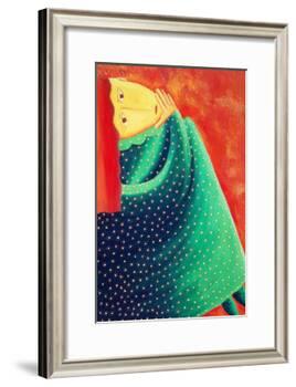 Woman Thinking, 2003-Julie Nicholls-Framed Giclee Print