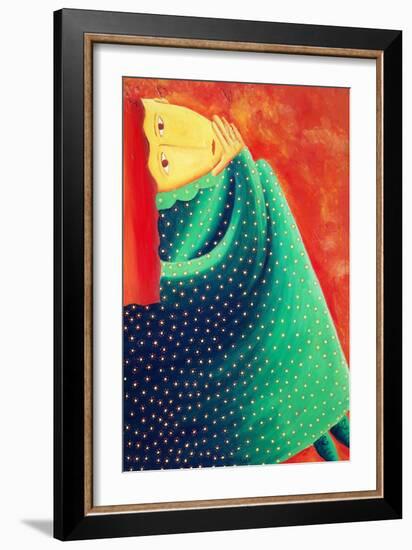 Woman Thinking, 2003-Julie Nicholls-Framed Giclee Print