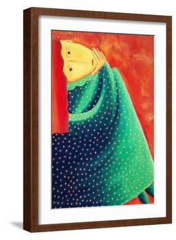 Woman Thinking, 2003-Julie Nicholls-Framed Giclee Print