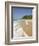 Woman Tourist Walking Along the Beach, Kovalam, Kerala State, India, Asia-Gavin Hellier-Framed Photographic Print