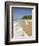 Woman Tourist Walking Along the Beach, Kovalam, Kerala State, India, Asia-Gavin Hellier-Framed Photographic Print