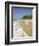 Woman Tourist Walking Along the Beach, Kovalam, Kerala State, India, Asia-Gavin Hellier-Framed Photographic Print