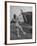 Woman Turning Propeller to Start Plane-David Scherman-Framed Photographic Print