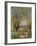 Woman Under the Willows-Claude Monet-Framed Art Print