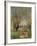 Woman Under the Willows-Claude Monet-Framed Art Print