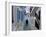 Woman Walking Down an Alley, Mykonos Town, Mykonos, Greece-Doug Pearson-Framed Photographic Print