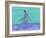 Woman Walking in the Water-Marie Bertrand-Framed Giclee Print