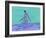 Woman Walking in the Water-Marie Bertrand-Framed Giclee Print