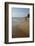 Woman Walking Leaving Footprints on Deserted Beach, Niraamaya, Kovalam, Kerala, India, Asia-James Strachan-Framed Photographic Print