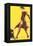 Woman Walking Scotty Dog-null-Framed Stretched Canvas