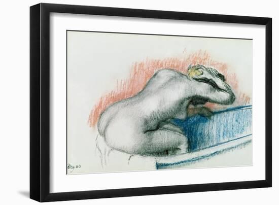 Woman Washing in the Bath, C.1892-Edgar Degas-Framed Giclee Print