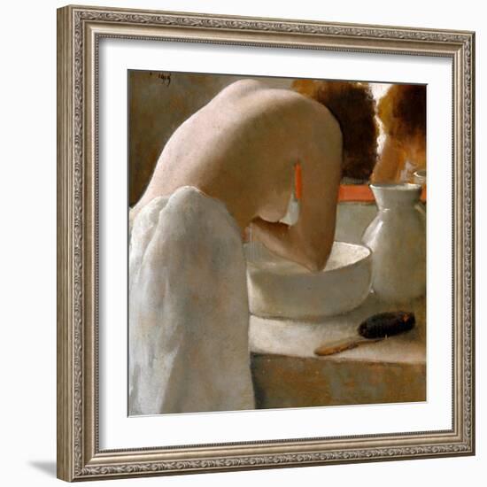 Woman Washing-Armand Rassenfosse-Framed Giclee Print