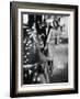 Woman Wearing Daridow Copy of Chanel Evening Suit-Gordon Parks-Framed Photographic Print