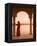 Woman Wearing Sari, Jaisalmer, Rajasthan, India-Doug Pearson-Framed Premier Image Canvas