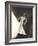 Woman Wearing Sheer Evening Gown-Everett Collection-Framed Photographic Print