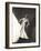 Woman Wearing Sheer Evening Gown-Everett Collection-Framed Photographic Print