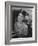 Woman Wearing Wide Shoulder Fashion Look-Nina Leen-Framed Photographic Print