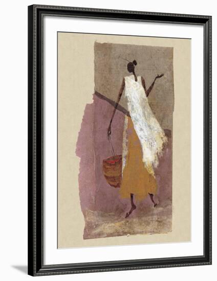 Woman with a Basket-Charlotte Derain-Framed Art Print