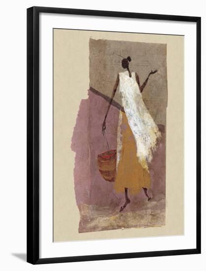 Woman with a Basket-Charlotte Derain-Framed Art Print