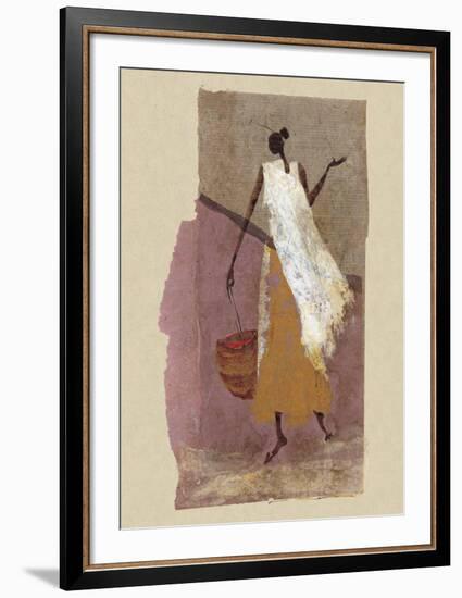 Woman with a Basket-Charlotte Derain-Framed Art Print