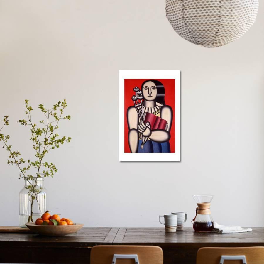 woman with a book 1923 giclee print by fernand leger art com