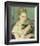 Woman with a Cat, c1875-Pierre-Auguste Renoir-Framed Premium Giclee Print