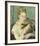 Woman with a Cat, c1875-Pierre-Auguste Renoir-Framed Premium Giclee Print