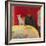 Woman with a Cat-Pierre Bonnard-Framed Giclee Print