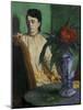 Woman with a Chinese Vase, 1872-Edgar Degas-Mounted Giclee Print