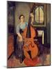 Woman with a Double Bass, 1908-Suzanne Valadon-Mounted Giclee Print