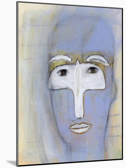 Woman with a dove over her eyes-Marie Bertrand-Mounted Giclee Print